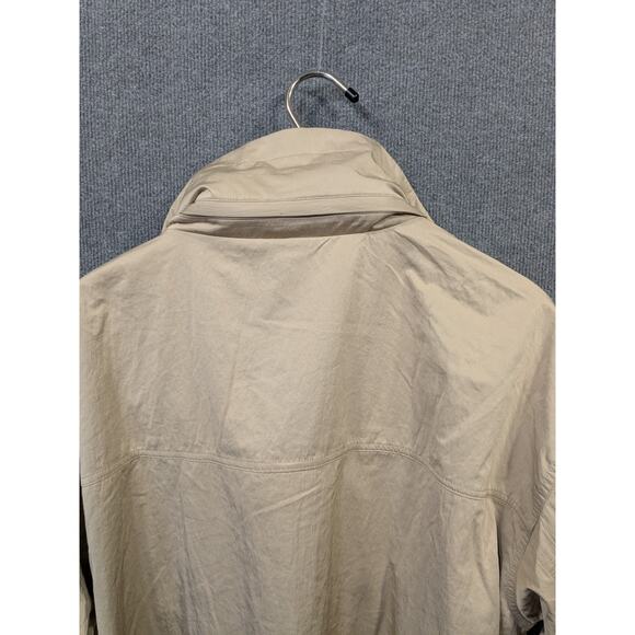 Lou & Grey Modern Anorak Rain Jacket Womens XXL Oversized Fit Full Zip Khaki - Picture 9 of 11